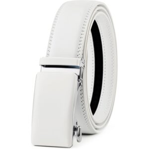 Herre Men's Belt, Ratchet Dress Casual Belt with Adjustable Automatic Buckle Trim to Fit bælte