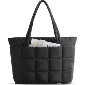 Dame tote taske for Dame, Puffer Work tote taske, quiltet Carry-On Travel