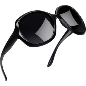 Dame oversize solbriller Dame Trendy polariserede Large Driving Sun Glasses
