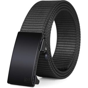 Herre FAIRWIN Ratchet Belts for Men - Nylon Web Belts for Golf Work Casual, Adjustable Webbing for Daily/Outdoor/Business bælte