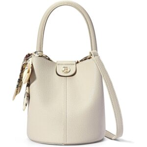 Dame crossbody taske for Dame Vegan Leather mini Bucket taske Removable skuldertaske