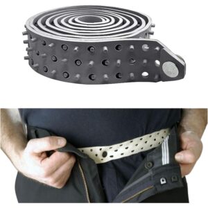 Herre Hero's Pride Shirt Tailor Rubber Belt - Adjustable Shirt Stays for Men - Non-Slip Shirt Keepers For Law Enforcement bælte