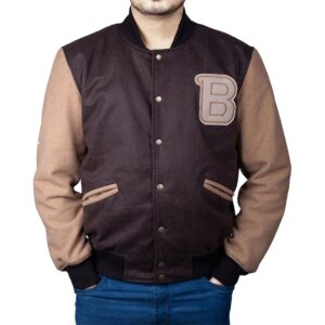 Herre Hotline Miami Varsity Letterman Fashion Wool Bomber Slim Fit Casual Warm Boys College Baseball jakke