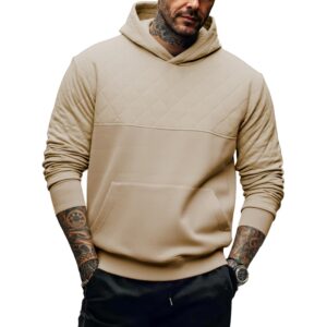 Herre Casual Hooded Collar fleece hoodie pullover sweatshirt varm langærmet Shirts
