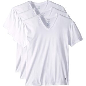 Herre bomuld V-hals Undershirt 3-Pack T-shirt