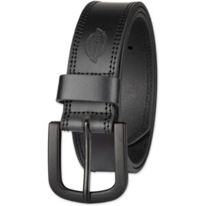 Herre Dickies Men's Genuine Leather Belt – Durable Casual Style, Regular & Big and Tall Sizes bælte