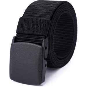 Herre Mile High Life Nylon Web Belt Outdoor Military Belt With TSA Safe Plastic Buckle Belt bælte