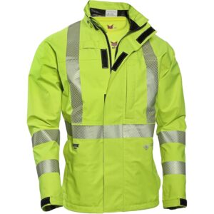 Herre Rain jakke Class 3, Flame Resistant Rainwear