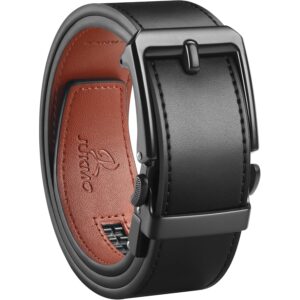 Herre JUKMO 1.5" (38mm) Leather Ratchet Belt for Men in Gift Box bælte