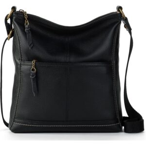 Dame Iris crossbody in Leather Casual pung With justerbar rem lynlås lommer